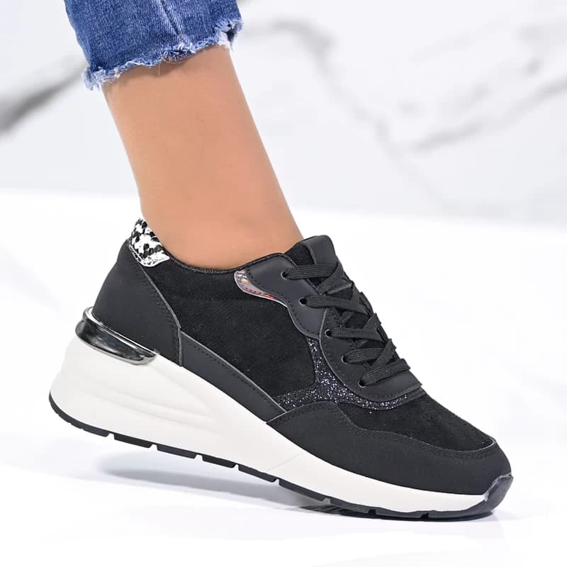 Ženske tenisice s platformom W014221 Black