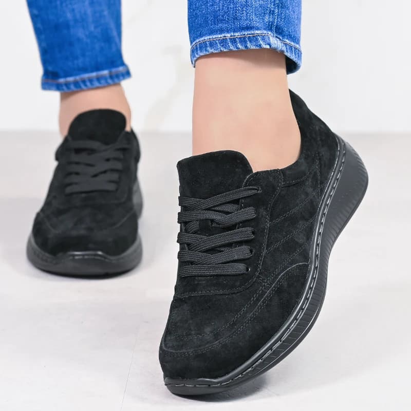 Obuća prirodna koža E18131-1 Black