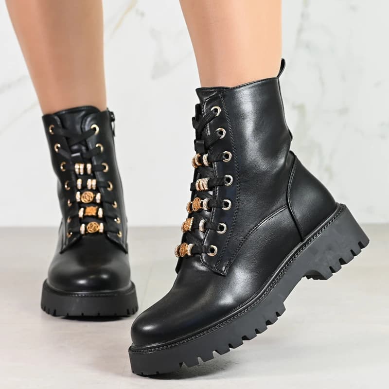 Ženske čizme B04062-1 Black