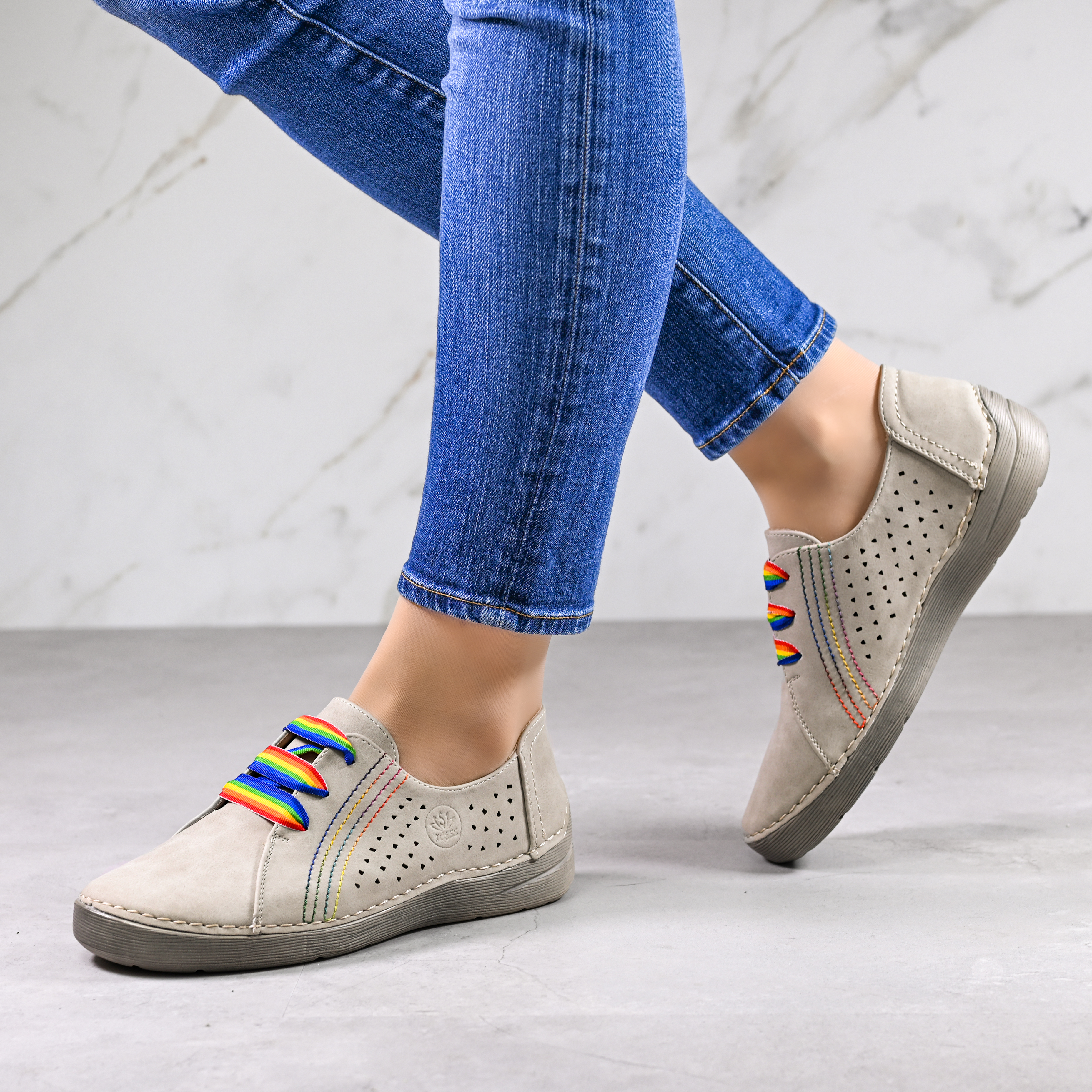 Ženske ležerne cipele  A18151-3 Beige